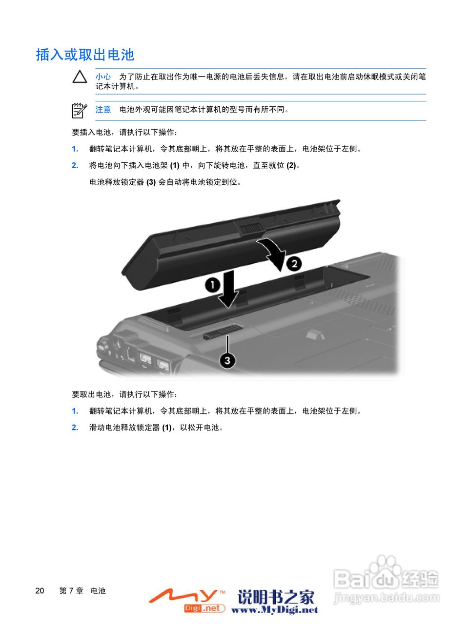 惠普V3000系列笔记本电脑使用说明书:[13]