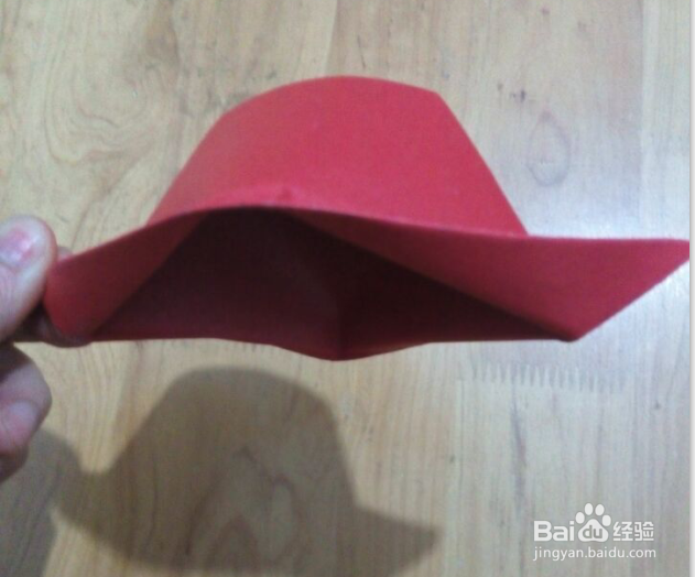 牛仔帽折纸方法