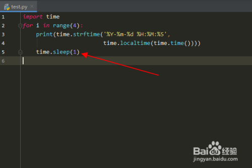 Python编程：怎么暂停一秒并格式化当前时间