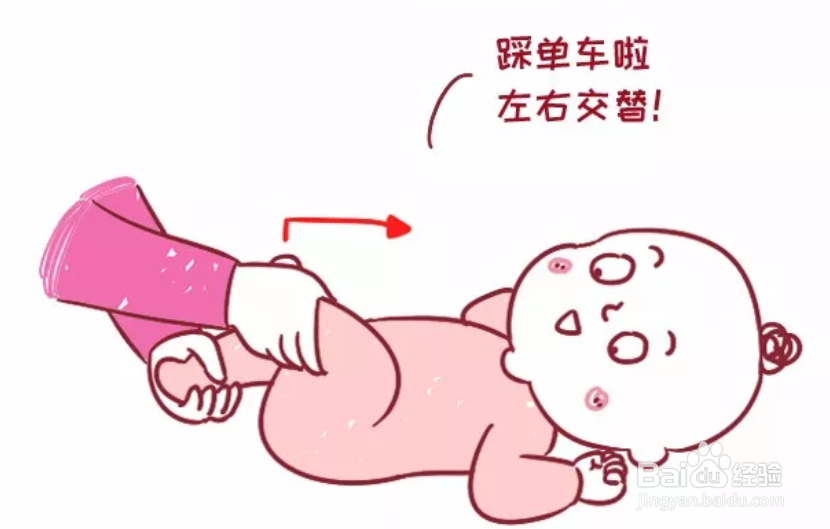 婴儿排气操怎么做