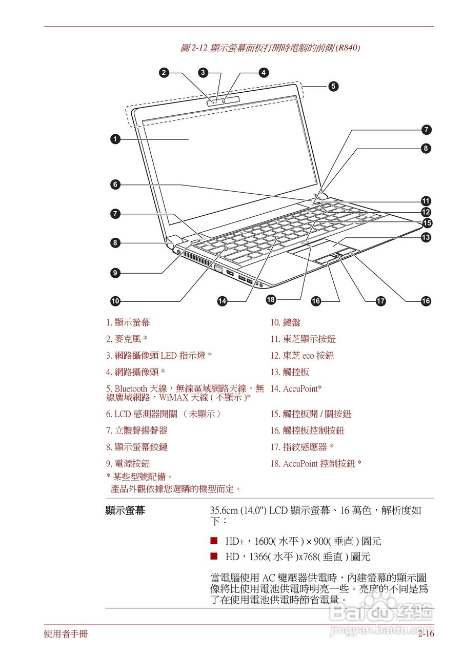 东芝Portege R830笔记本电脑使用說明書:[5]