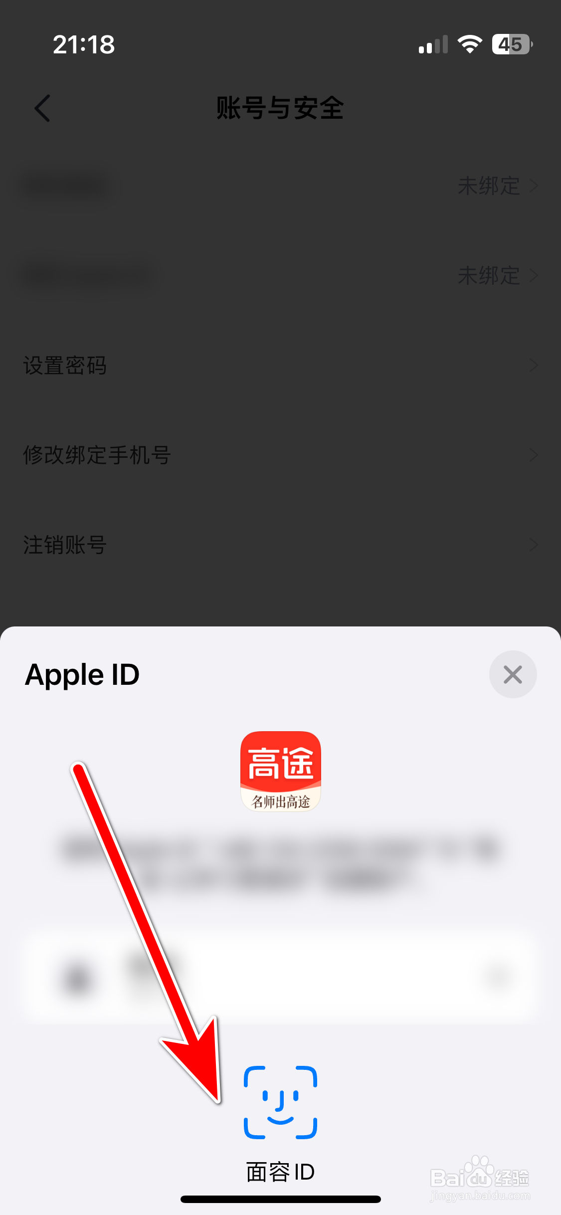 高途如何绑定AppleID