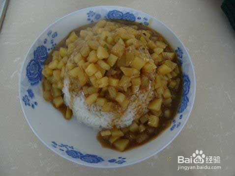 咖喱土豆盖浇饭做法