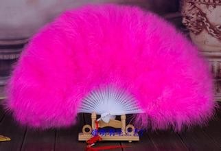 手工制作羽毛扇子、舞蹈扇