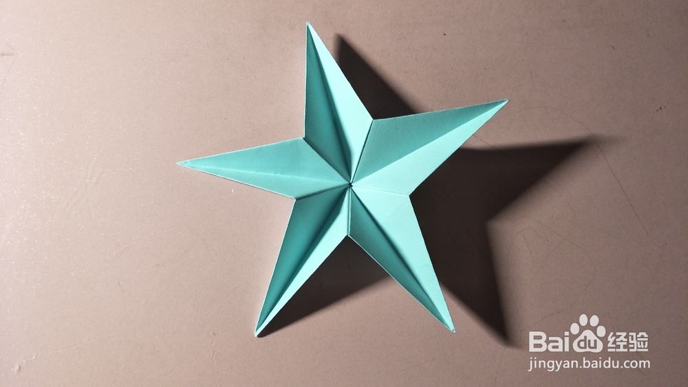折纸:再一款立体五角星折纸图解教程