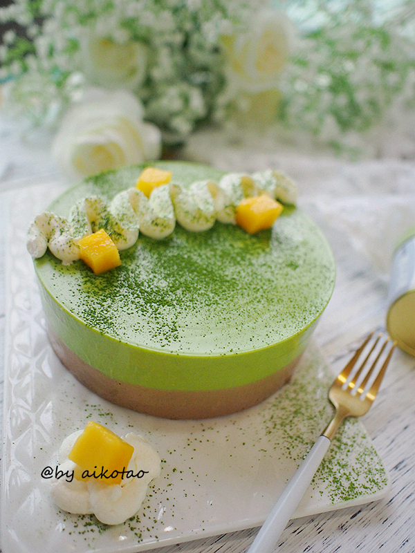 巧克力抹茶慕斯蛋糕