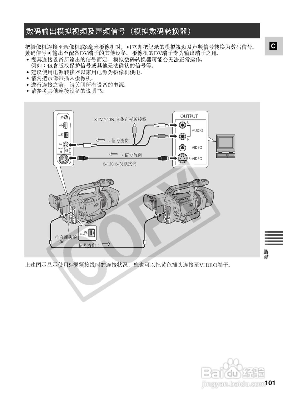 佳能XM2数码摄像机使用说明书:[11]