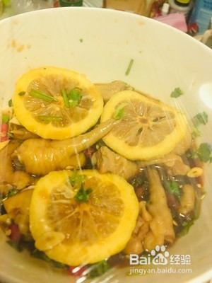 柠檬鸡爪怎么做