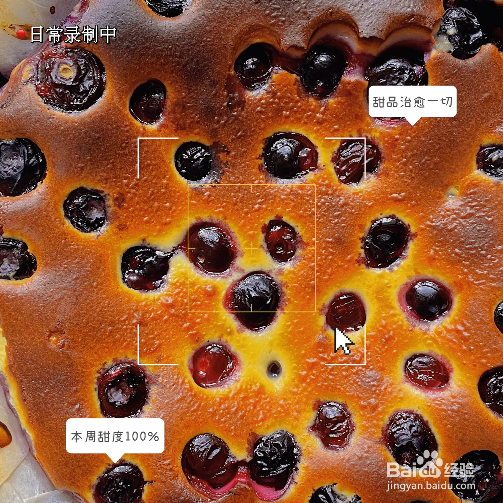 蓝莓爆浆巴克斯蛋糕的做法