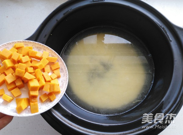 小米南瓜红枣粥