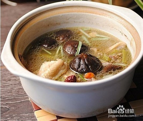 香菇炖鸡的制作方法