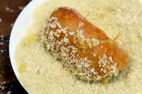 爆浆起司鸡肉卷