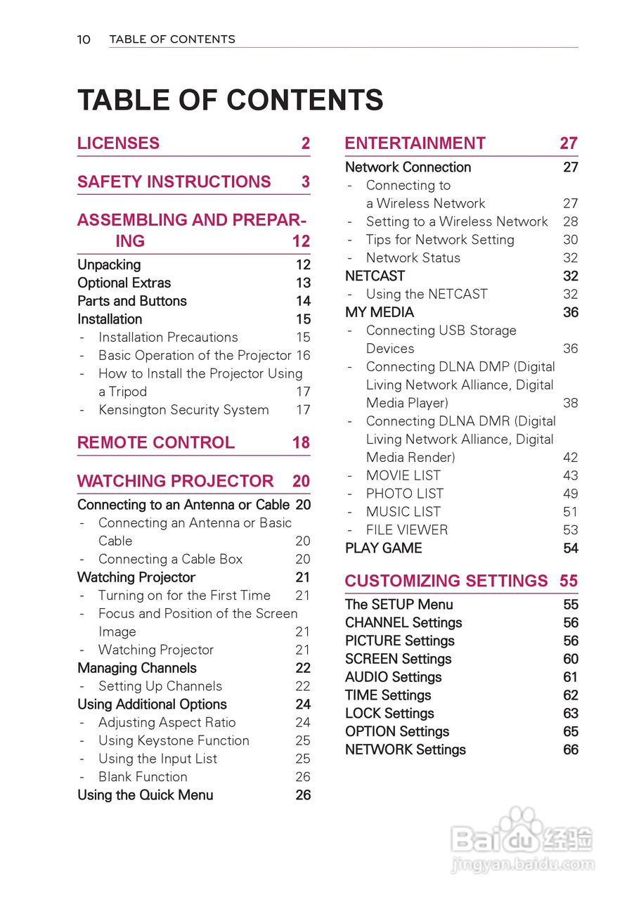 LG HW300T投影机使用说明书:[1]