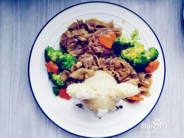 诱人的咖喱牛肉饭