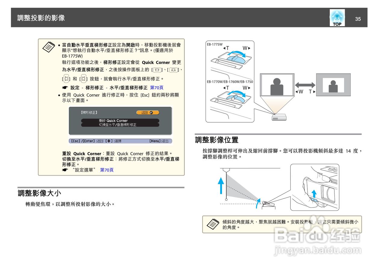 爱普生EB-1750投影机使用说明书:[4]