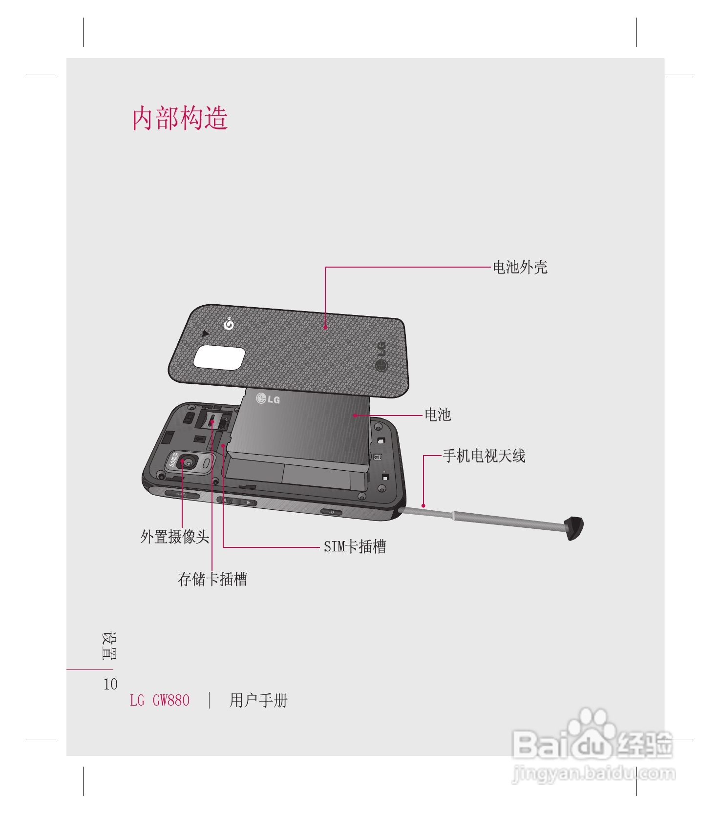 LG GW880手机使用说明书:[2]