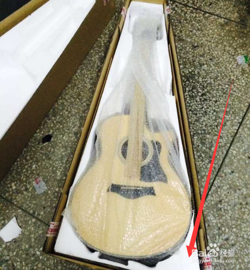 吉他快递包装方法