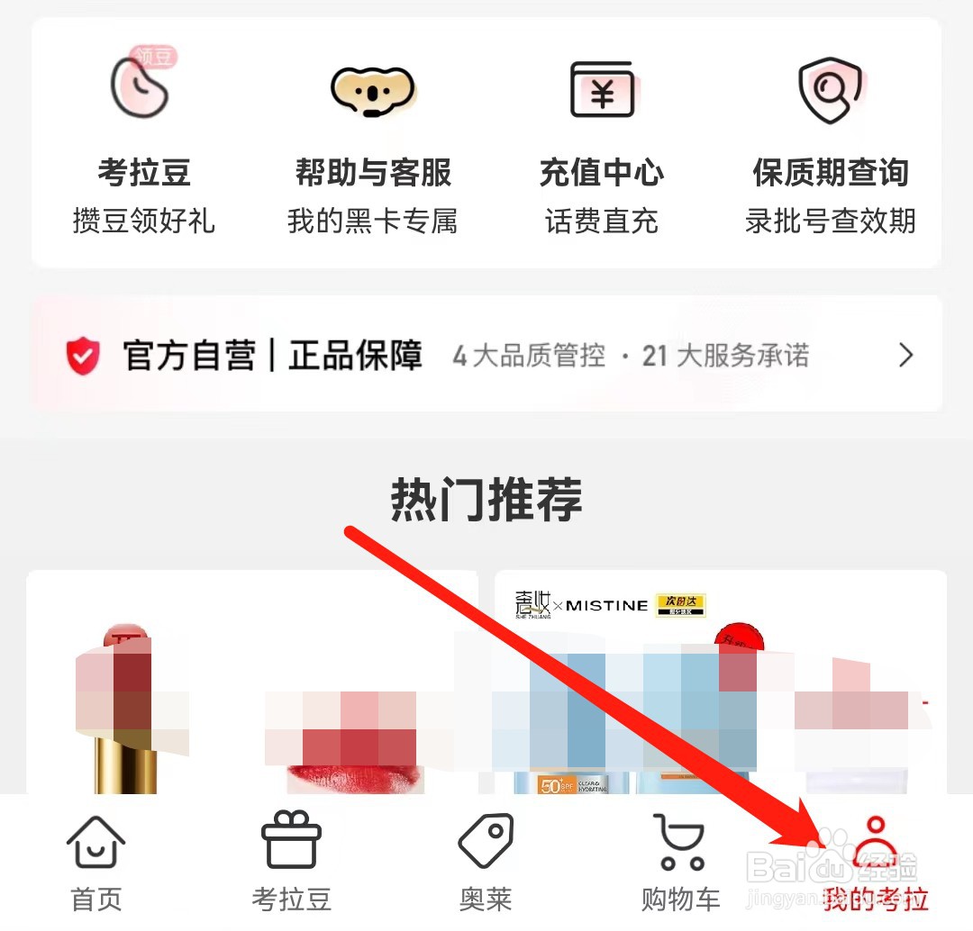 考拉海购怎么查看账户安全与支付