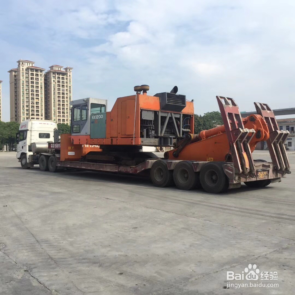 两种进口国外二手挖掘机的中检方案