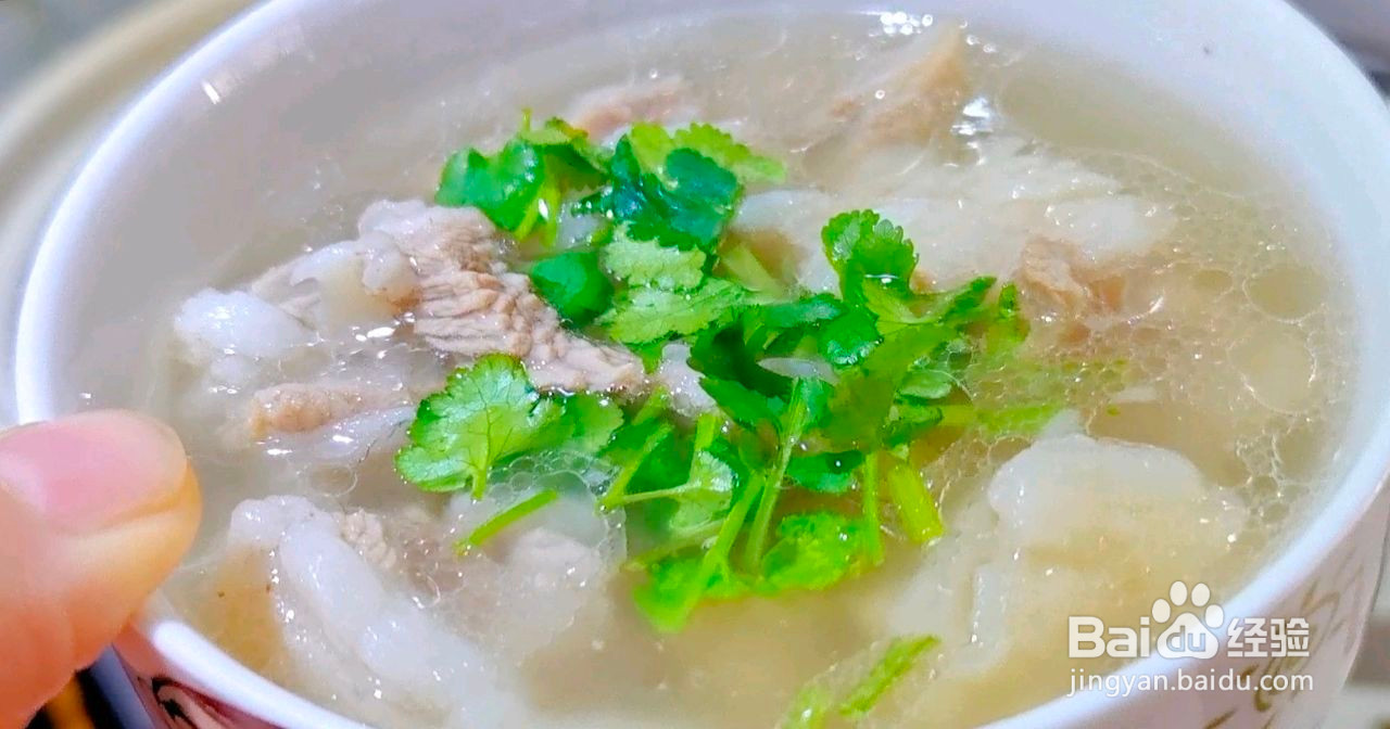 清炖羊肉汤的做法