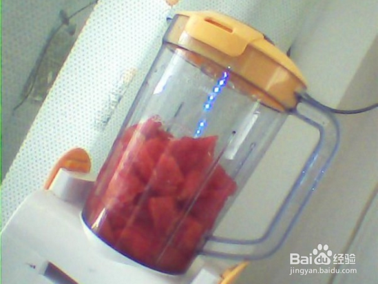 家常西瓜汁的做法