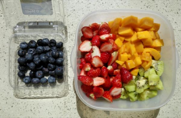 水果奶油裸蛋糕