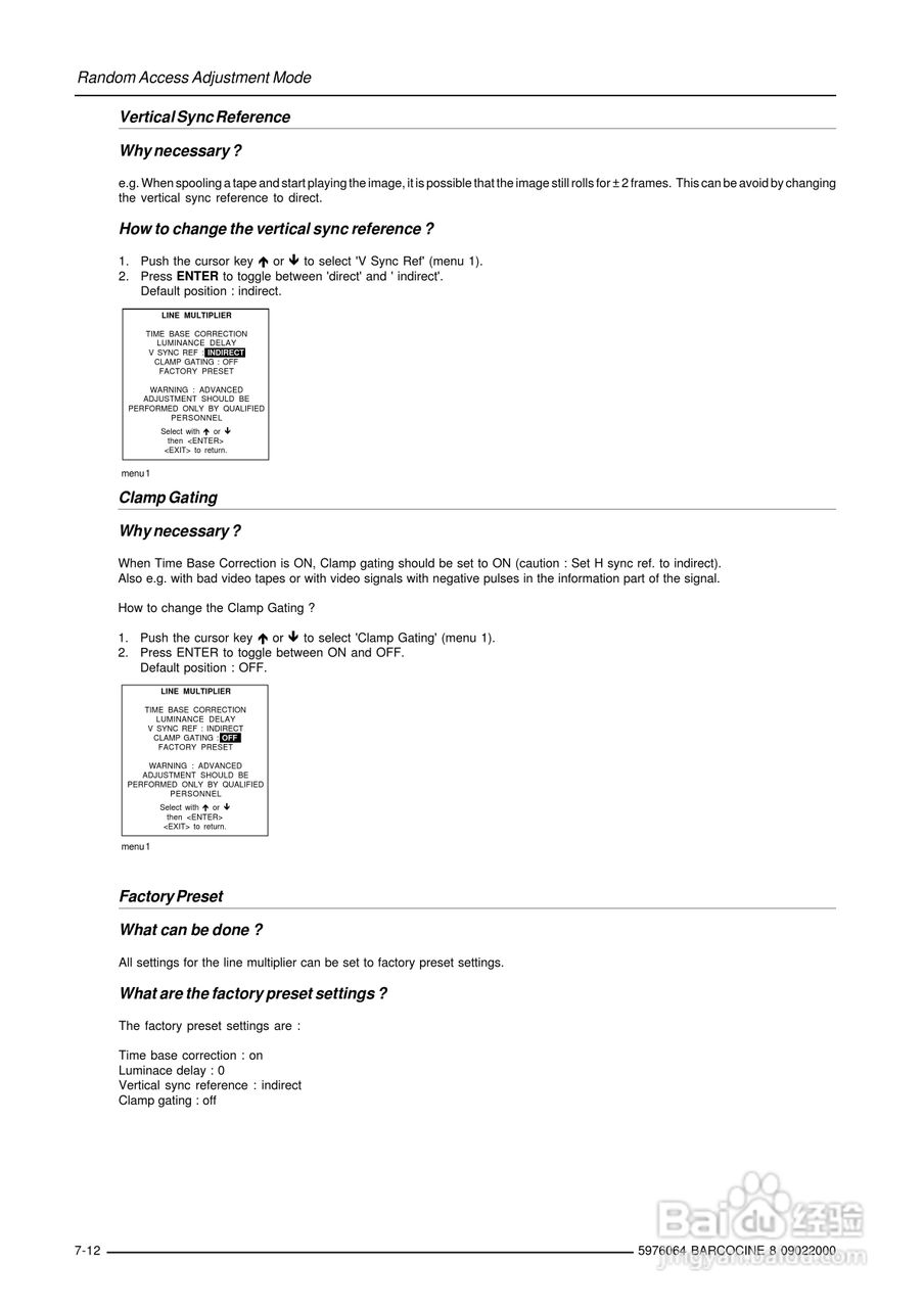 Barco巴可 Cine 8投影机说明书:[6]