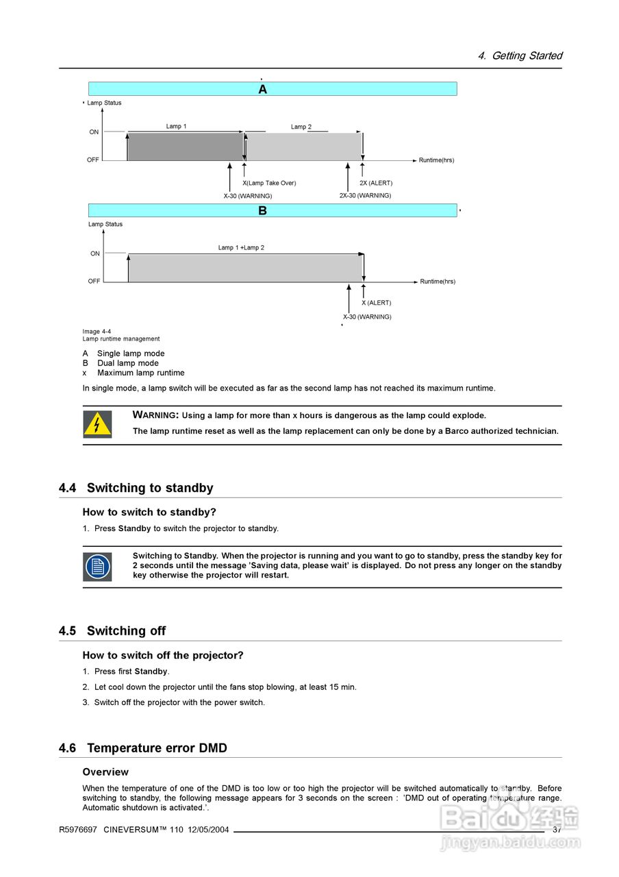 Barco巴可 Cine VERSUM 110投影机说明书:[5]