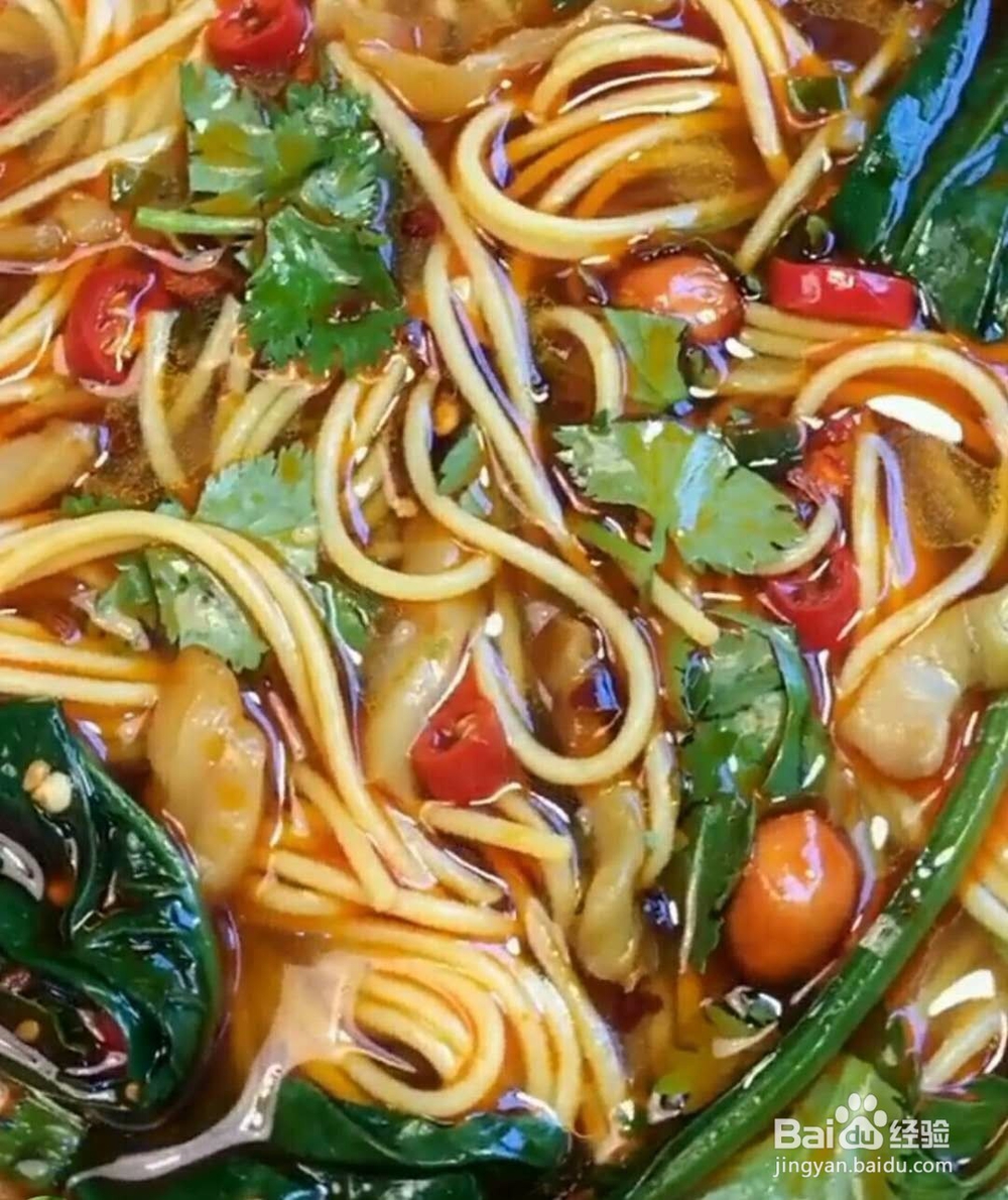 汤面不一样的做法