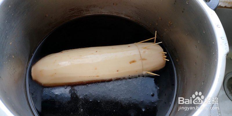 做法简单的可乐桂花糯米藕