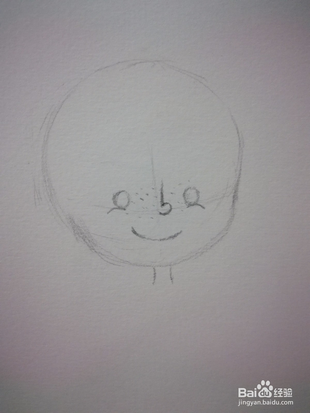 长雀斑的儿童Q版卡通人物头部和五官怎么画