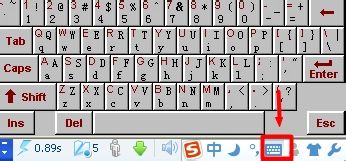 怎么关笔记本电脑的软键盘