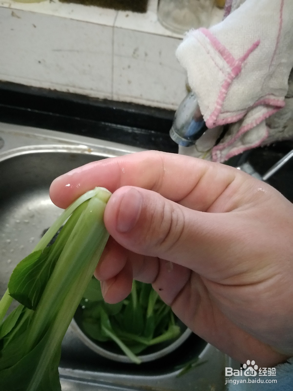 小青菜一手撵开法