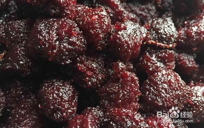 这样做杨梅干~老人小孩都爱吃