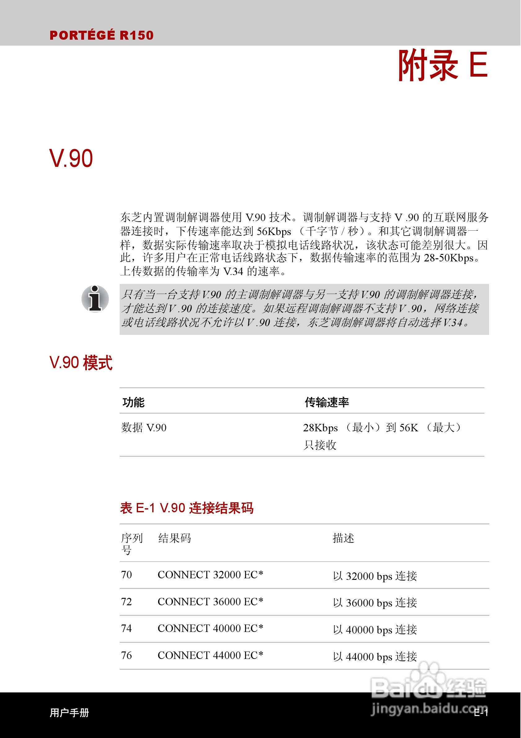 东芝Portege R150笔记本电脑使用说明书:[16]