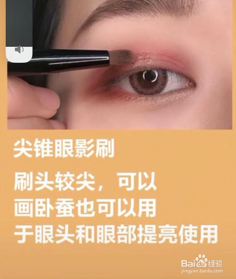 眼影刷的用法,你学会了吗?