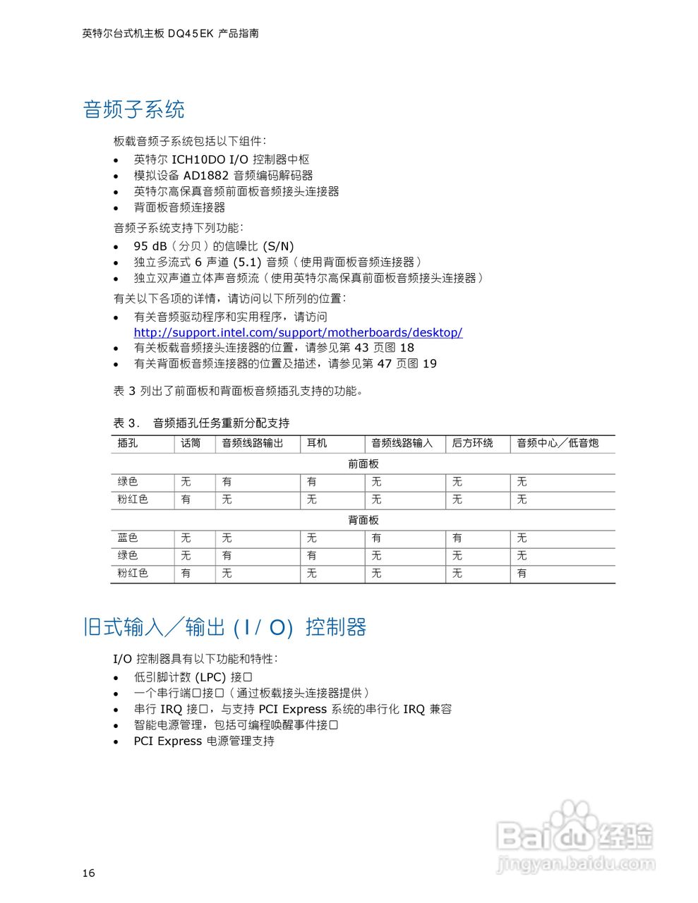 英特尔DQ45EK型主板说明书:[2]