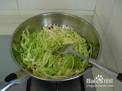 肉末炝炒圆白菜