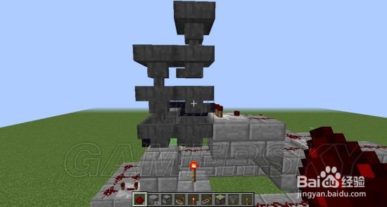 我的世界平地隐藏门教程