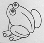 教你画一只萌萌哒青蛙的简笔画