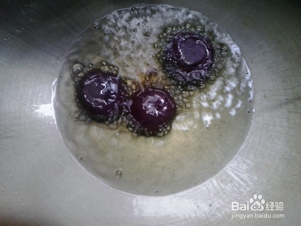 紫薯香蕉糯米饼