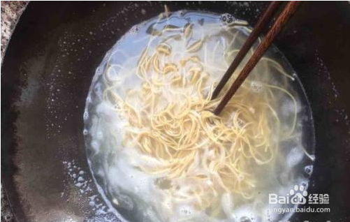 好吃的青菜鸡蛋面