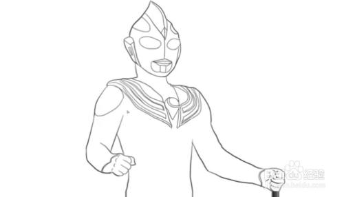 怎么画迪迦奥特曼