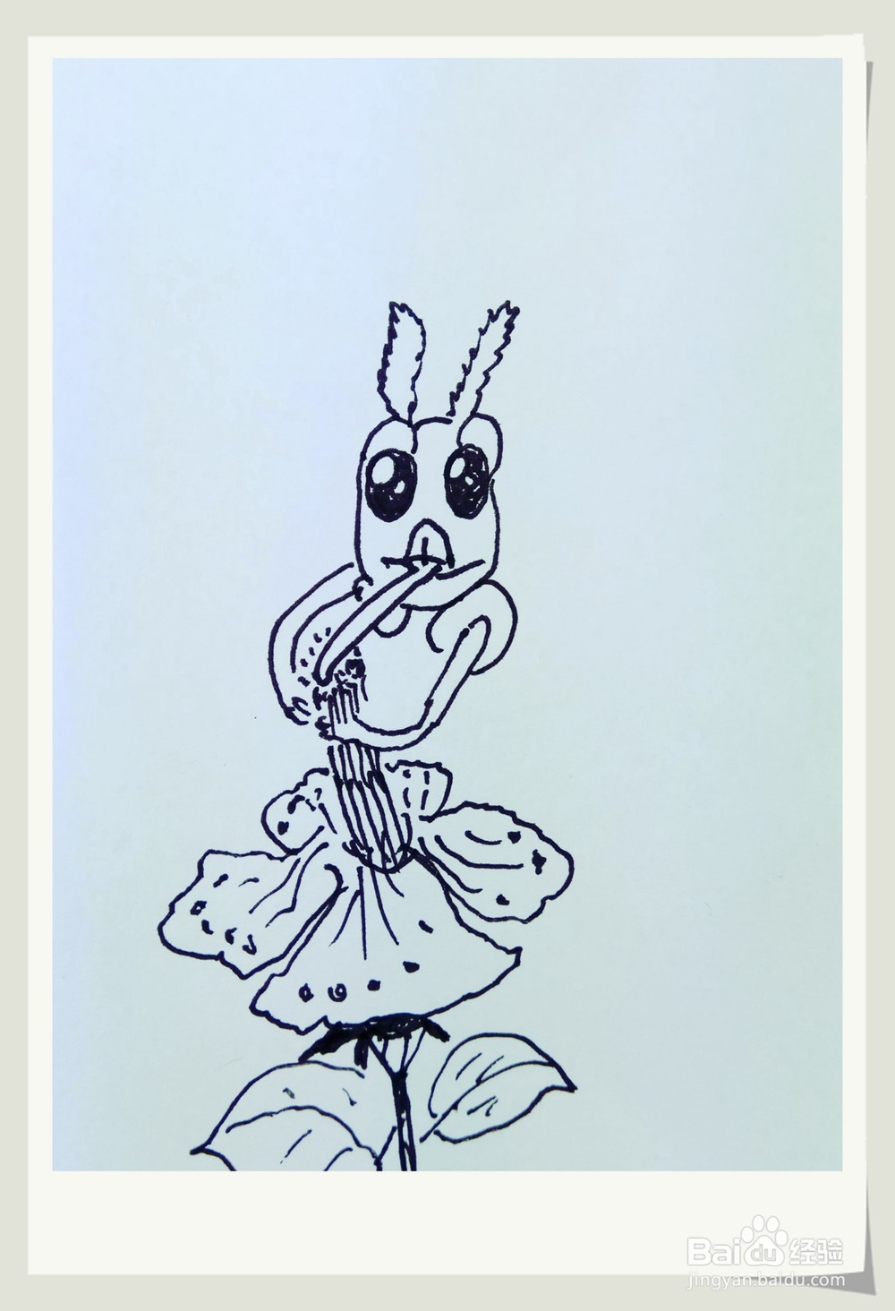 怎样画简笔画“小蜜蜂采蜜糖”？