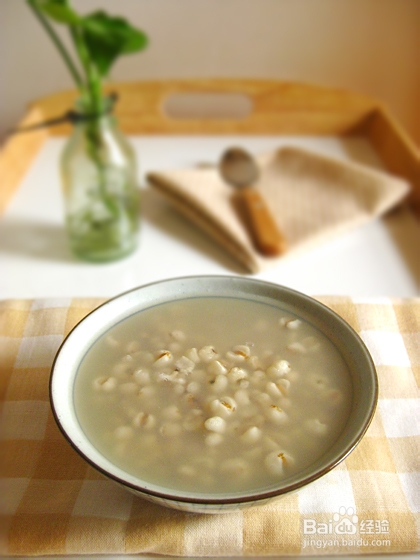 【薏米粥】夏季的去痘美白好粥