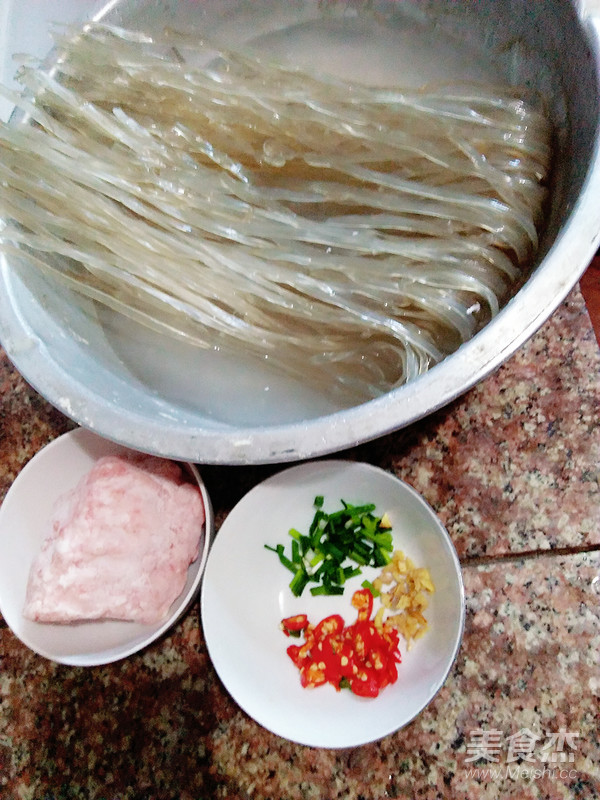 粉条炒肉末的做法