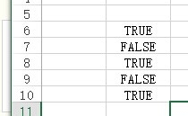 EXCEL 函数应用实例：[10]让表格行的颜色相间