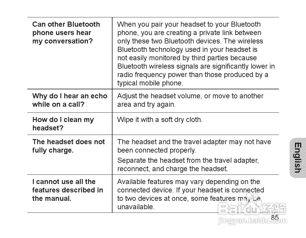 三星HM1200蓝牙耳机使用说明书:[9]