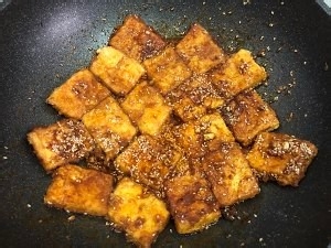 怎么做好吃美味的香煎孜然豆腐