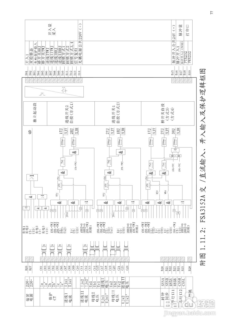 安瑞FSA-3152A备用电源自投装置技术说明书:[11]